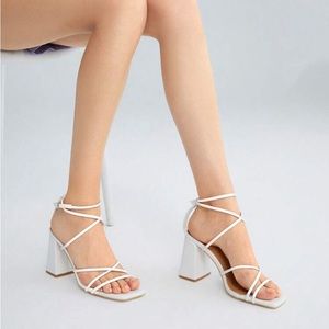 White heels from Shein